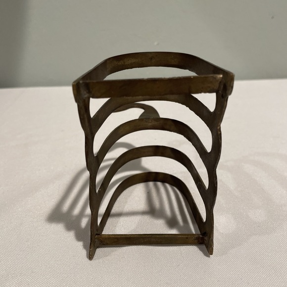 Vintage Brass Duck Mail Letter Holder Desk File Organizer Arch Design - Picture 7 of 8